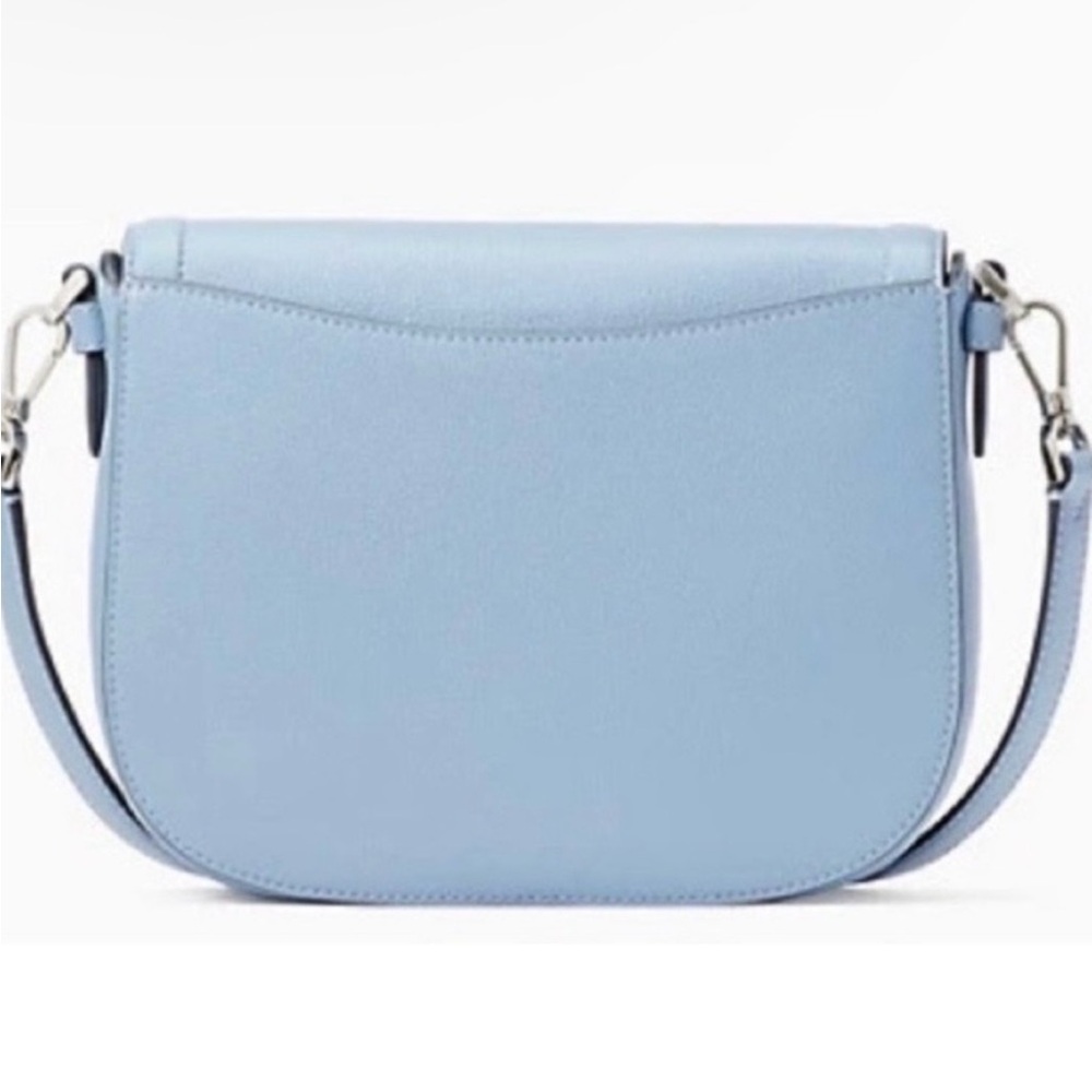 kate spade Powder Blue Crossbody Saddle Bag - Picture 2 of 5